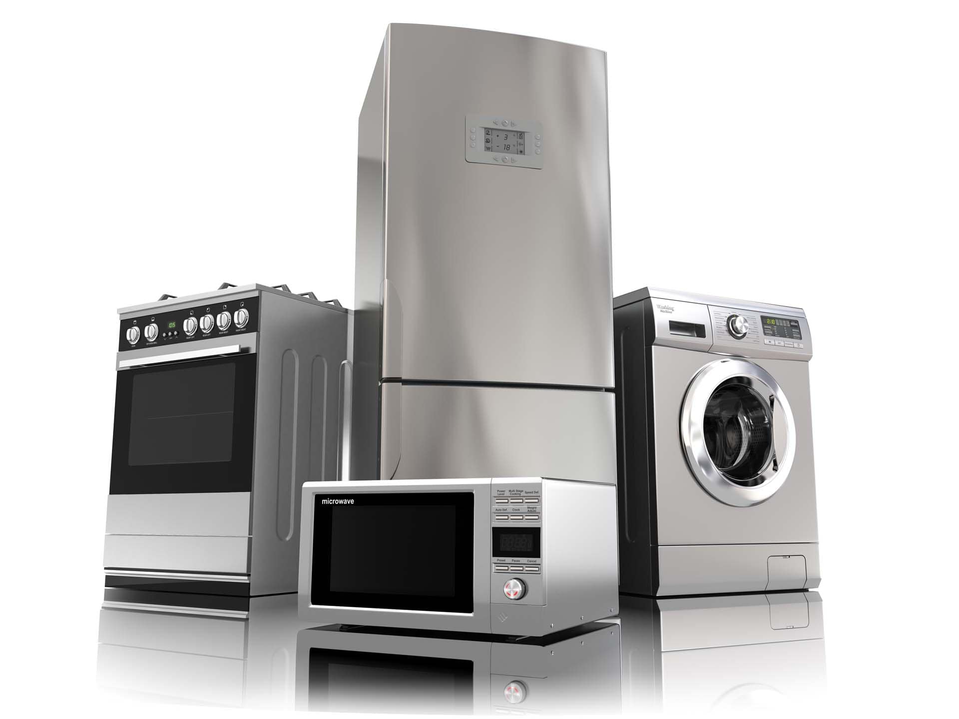 Kitchen and laundry appliances
